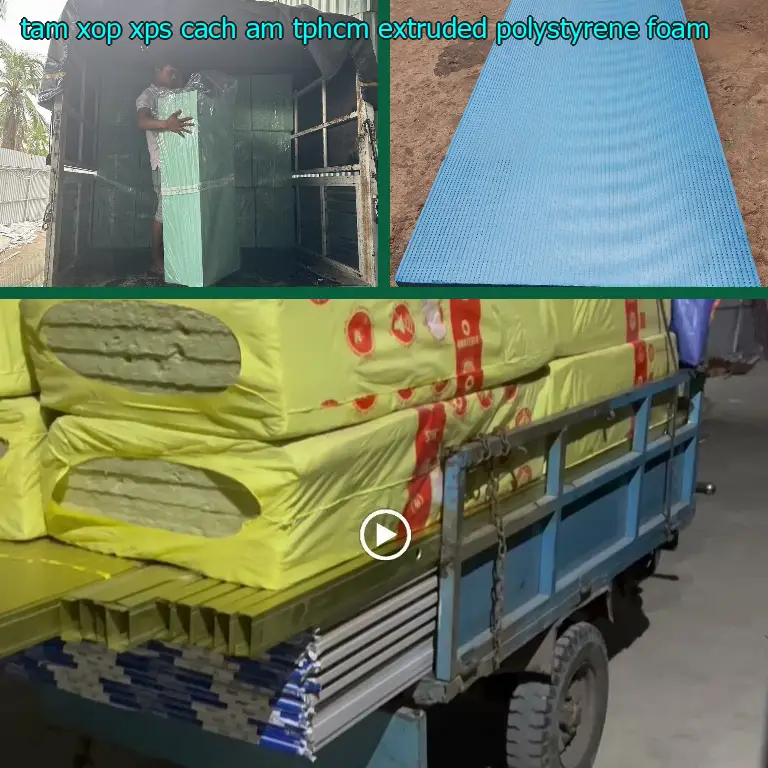 Tấm xốp XPS cách âm TpHCM Extruded Polystyrene Foam