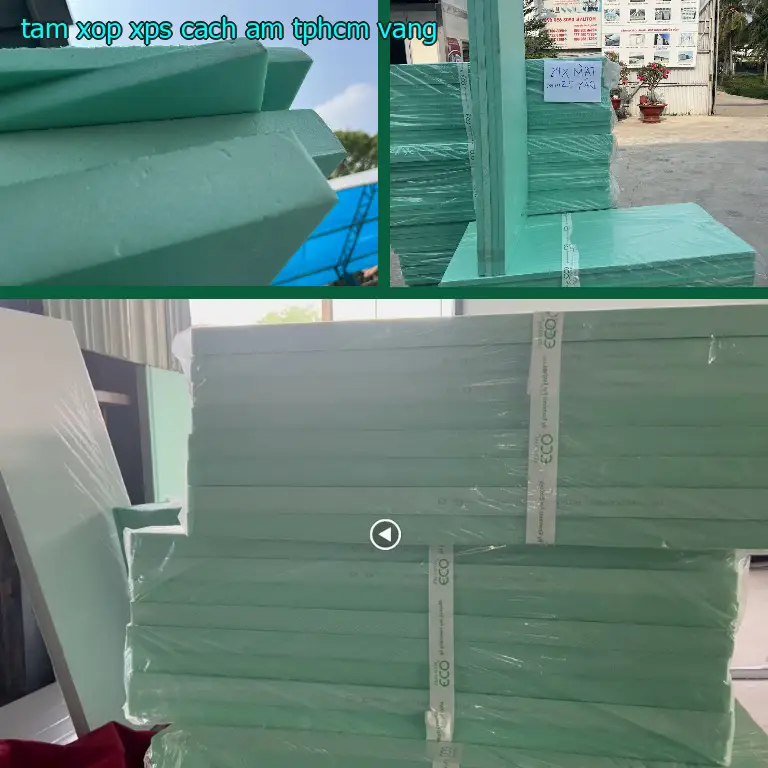 Tấm xốp XPS cách âm TpHCM Vàng