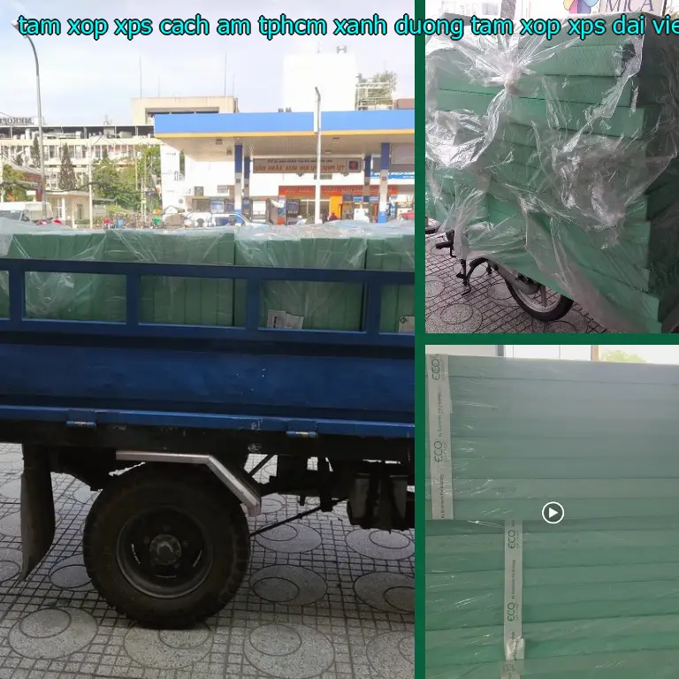 Nhà sản xuất tấm xốp XPS cách âm TpHCM Xanh dương: Tấm xốp XPS Đại Việt
