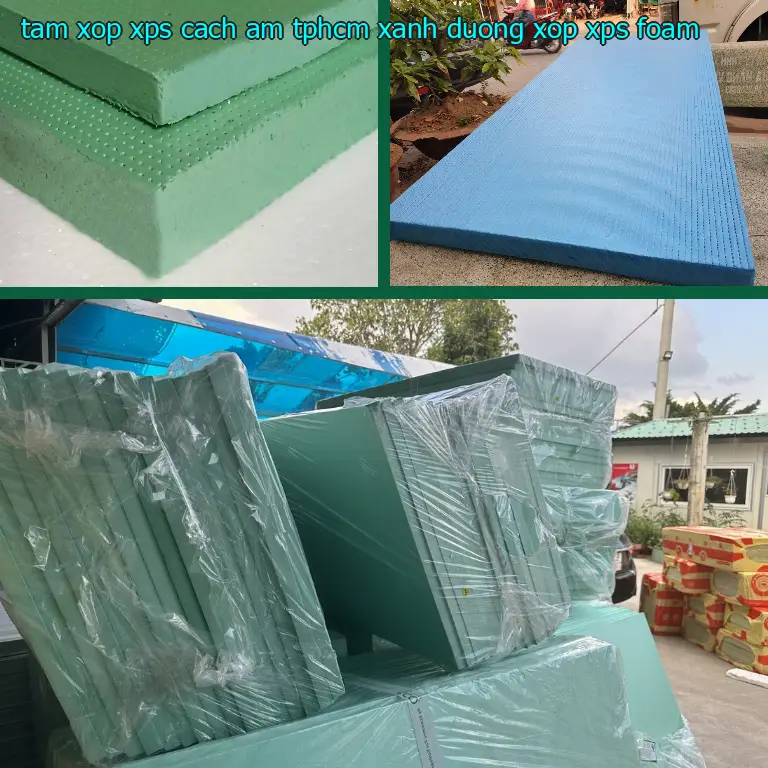 Danh mục tấm xốp XPS cách âm TpHCM Xanh dương: Xốp XPS Foam