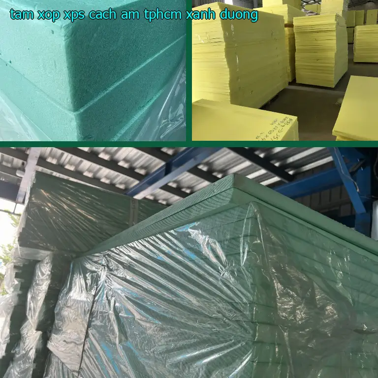 Tấm xốp XPS cách âm TpHCM Xanh dương