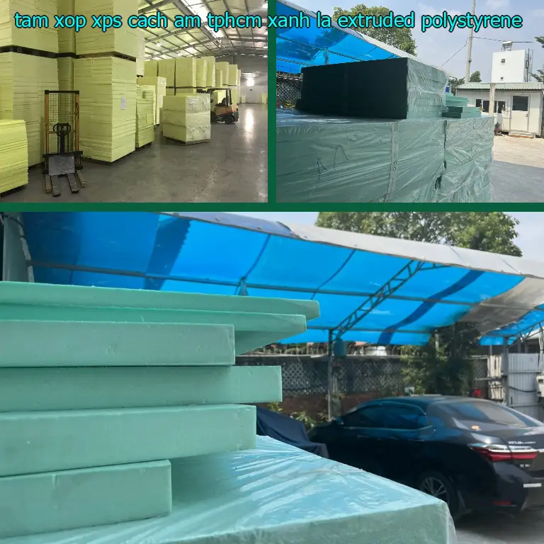 Chất liệu tấm xốp XPS cách âm TpHCM Xanh lá: Extruded Polystyrene Chất liệu tấm xốp XPS cách âm TpHCM Xanh lá: Extruded Polystyrene