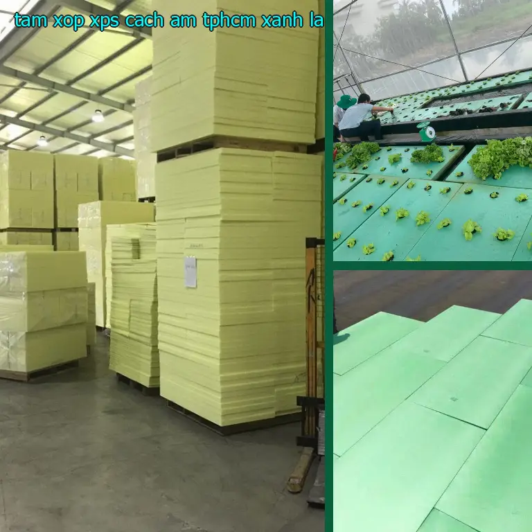Tấm xốp XPS cách âm TpHCM Xanh lá
