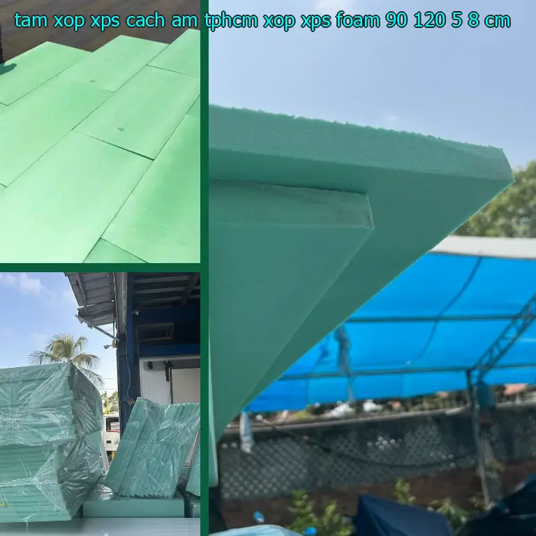 Kích thước tấm xốp XPS cách âm TpHCM Xốp XPS Foam: 90*120*5.8 cm