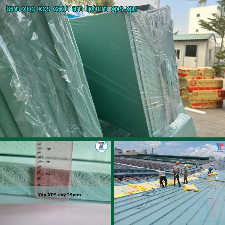 Chất liệu tấm xốp XPS cách âm TpHCM XPS: XPS