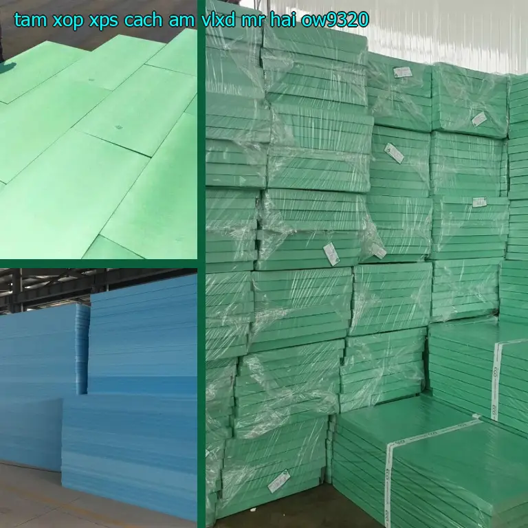 Model tấm xốp XPS cách âm VLXD Mr.HẢI: OW9320 Model tấm xốp XPS cách âm VLXD Mr.HẢI: OW9320