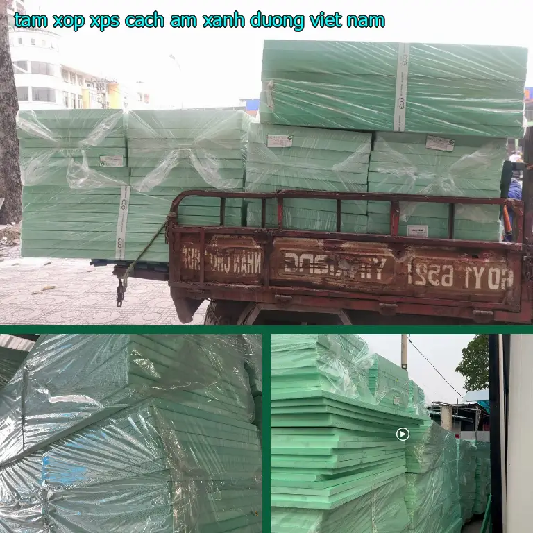 Xuất xứ tấm xốp XPS cách âm Xanh dương: Viet Nam Xuất xứ tấm xốp XPS cách âm Xanh dương: Viet Nam