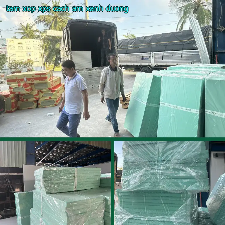 Tấm xốp XPS cách âm Xanh dương