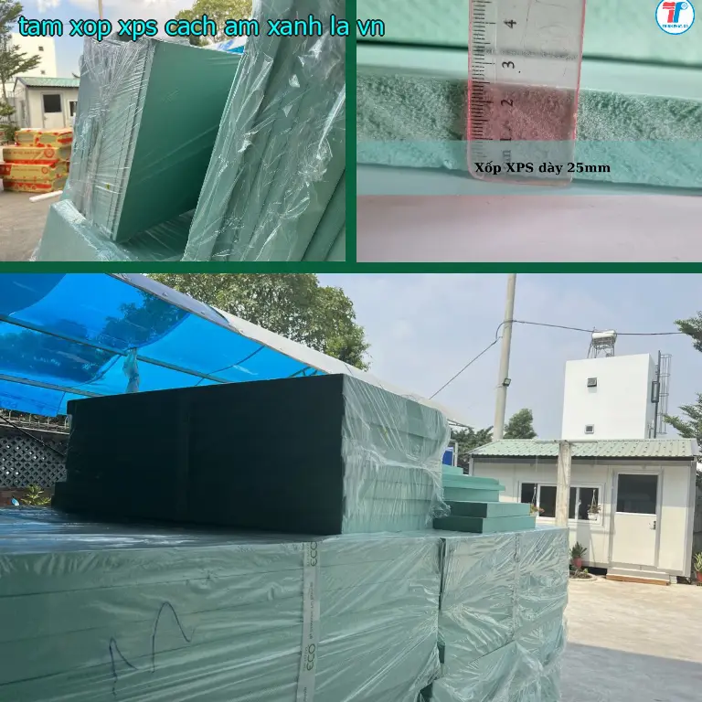 Xuất xứ tấm xốp XPS cách âm Xanh lá: VN Xuất xứ tấm xốp XPS cách âm Xanh lá: VN