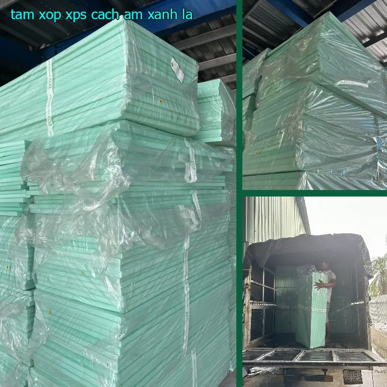 Tấm xốp XPS cách âm Xanh lá