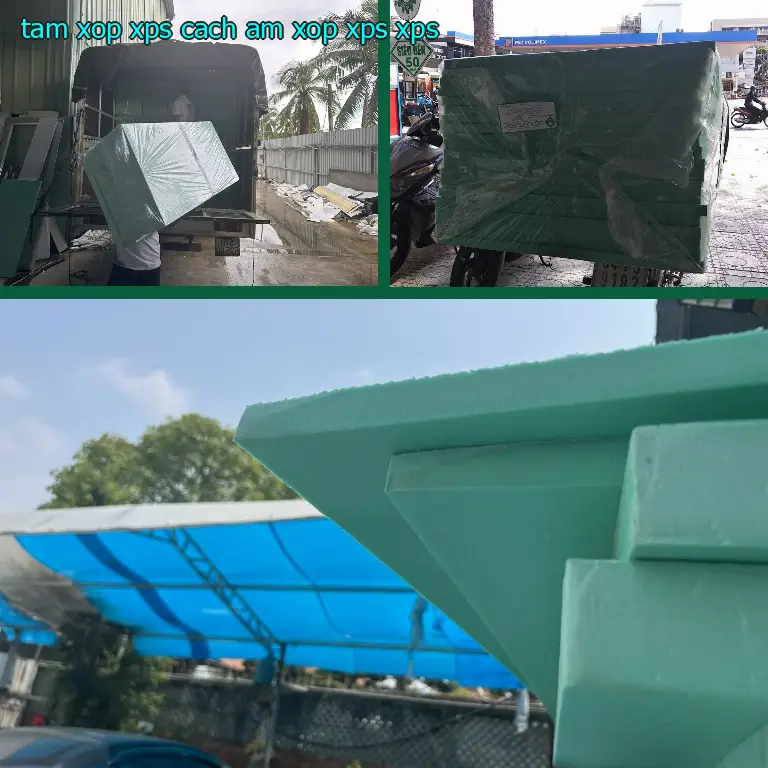 Chất liệu tấm xốp XPS cách âm Xốp XPS: XPS