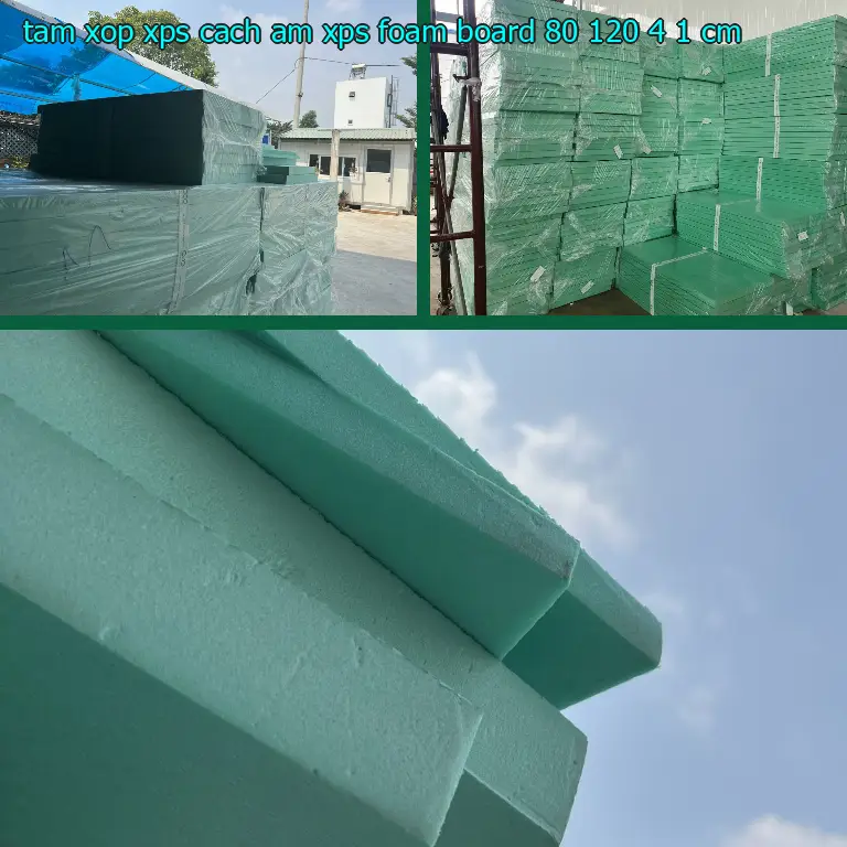 Kích thước tấm xốp XPS cách âm XPS Foam Board: 80*120*4.1 cm Kích thước tấm xốp XPS cách âm XPS Foam Board: 80*120*4.1 cm