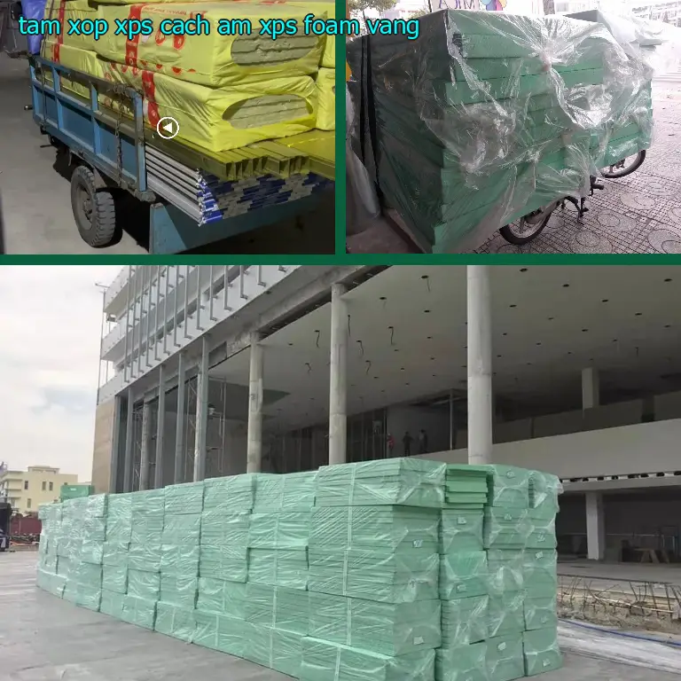 Màu sắc tấm xốp XPS cách âm XPS Foam: Vàng