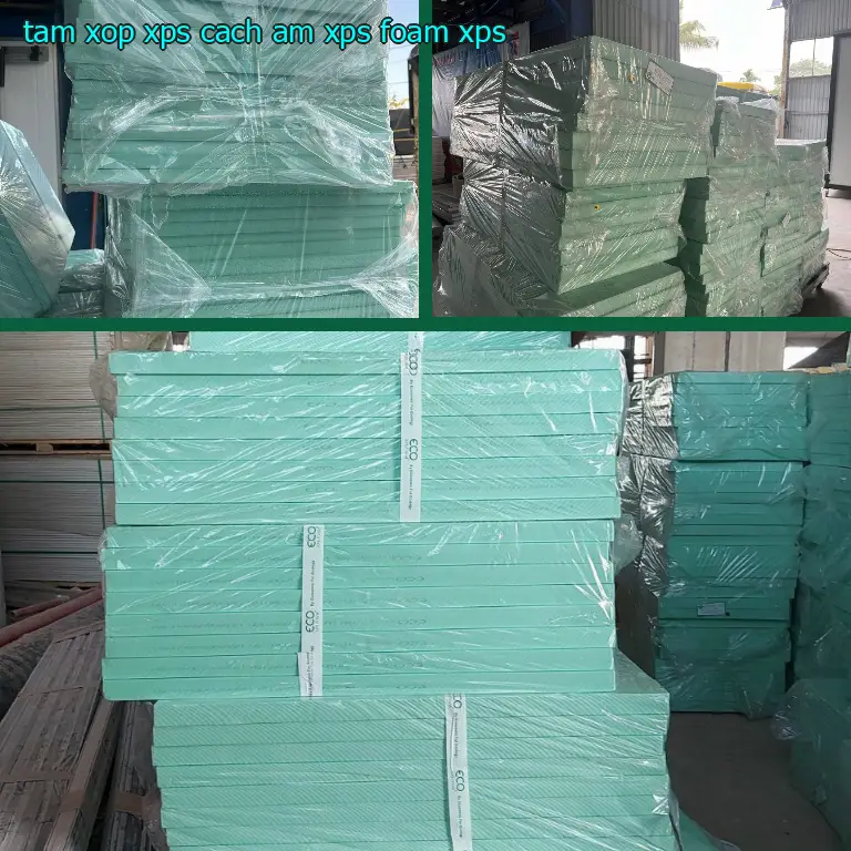 Chất liệu tấm xốp XPS cách âm XPS Foam: XPS
