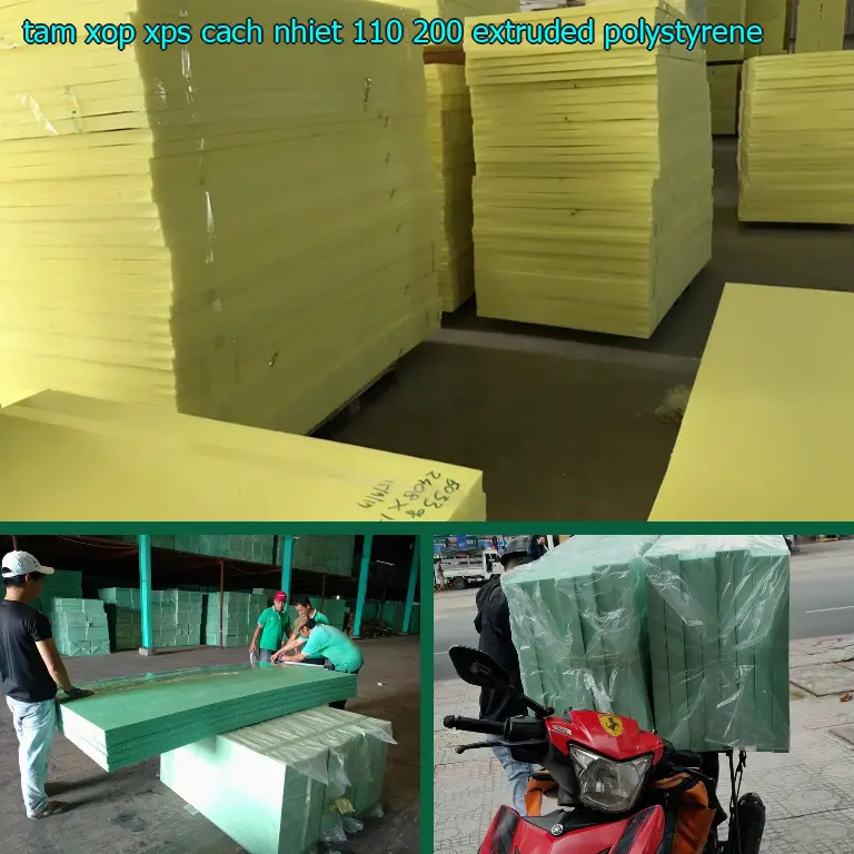 Chất liệu tấm xốp XPS cách nhiệt 110.200₫: Extruded Polystyrene Chất liệu tấm xốp XPS cách nhiệt 110.200₫: Extruded Polystyrene