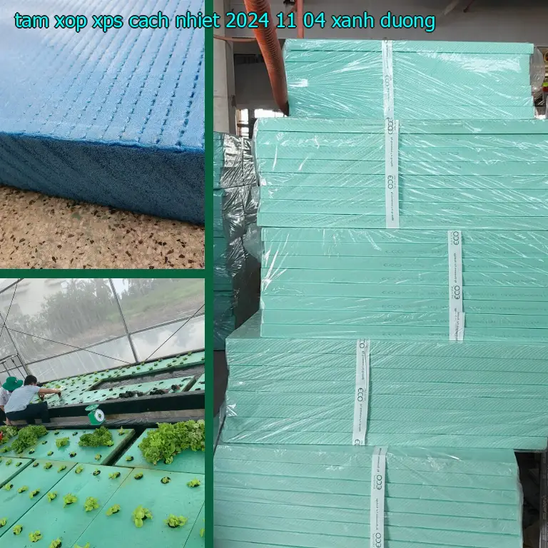 Màu sắc tấm xốp XPS cách nhiệt 2024-11-04: Xanh dương