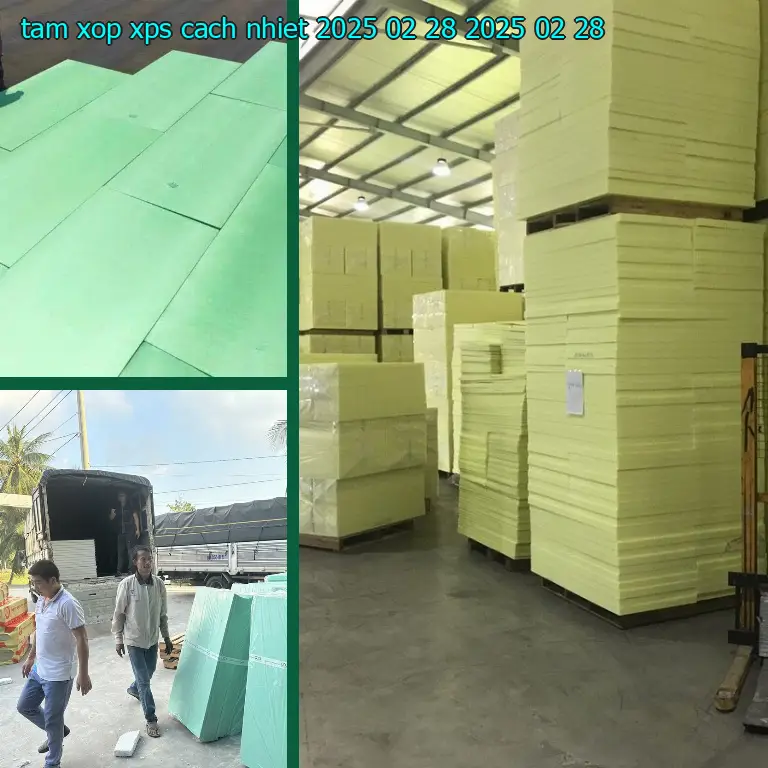 Ngày sản xuất tấm xốp XPS cách nhiệt 2025-02-28: 2025-02-28