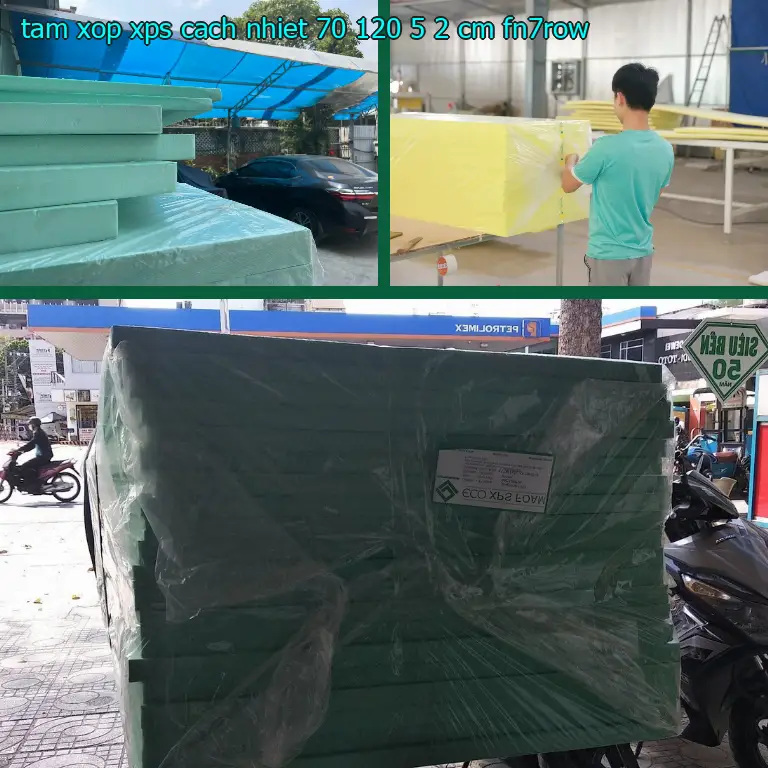 Model tấm xốp XPS cách nhiệt 70*120*5.2 cm: FN7ROW