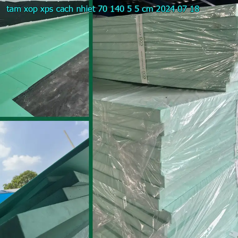 Ngày sản xuất tấm xốp XPS cách nhiệt 70*140*5.5 cm: 2024-07-18 Ngày sản xuất tấm xốp XPS cách nhiệt 70*140*5.5 cm: 2024-07-18