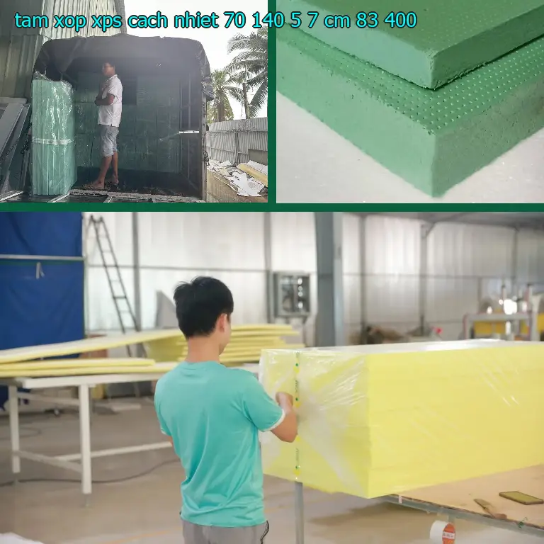 Đơn giá tấm xốp XPS cách nhiệt 70*140*5.7 cm: 83.400₫ Đơn giá tấm xốp XPS cách nhiệt 70*140*5.7 cm: 83.400₫