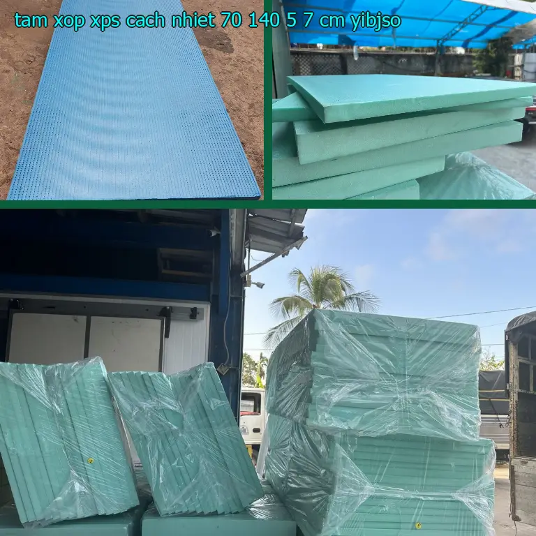 Model tấm xốp XPS cách nhiệt 70*140*5.7 cm: YIBJSO Model tấm xốp XPS cách nhiệt 70*140*5.7 cm: YIBJSO