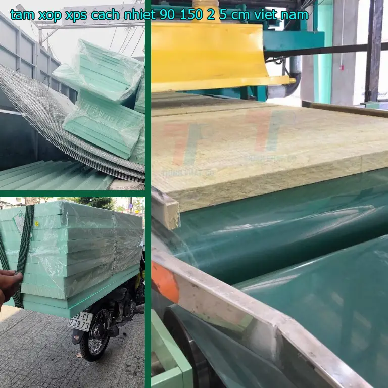 Xuất xứ tấm xốp XPS cách nhiệt 90*150*2.5 cm: Việt Nam Xuất xứ tấm xốp XPS cách nhiệt 90*150*2.5 cm: Việt Nam
