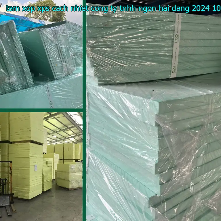 Ngày sản xuất tấm xốp XPS cách nhiệt Công ty TNHH Ngọn Hải Đăng: 2024-10-03