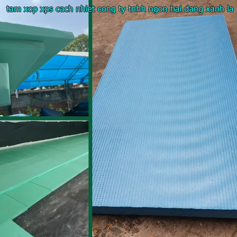 Màu sắc tấm xốp XPS cách nhiệt Công ty TNHH Ngọn Hải Đăng: Xanh lá