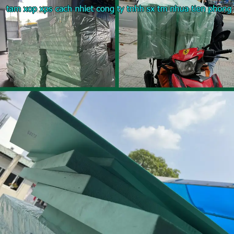 Chất liệu tấm xốp XPS cách nhiệt Công ty TNHH SX TM nhựa Tiến Phong: Extruded Polystyrene Foam