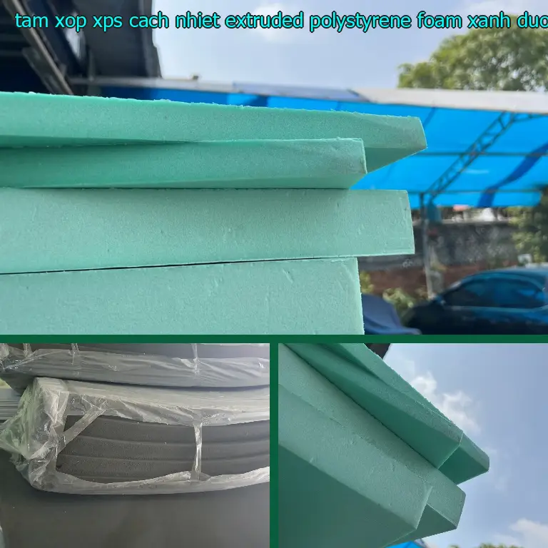 Màu sắc tấm xốp XPS cách nhiệt Extruded Polystyrene Foam: Xanh dương Màu sắc tấm xốp XPS cách nhiệt Extruded Polystyrene Foam: Xanh dương