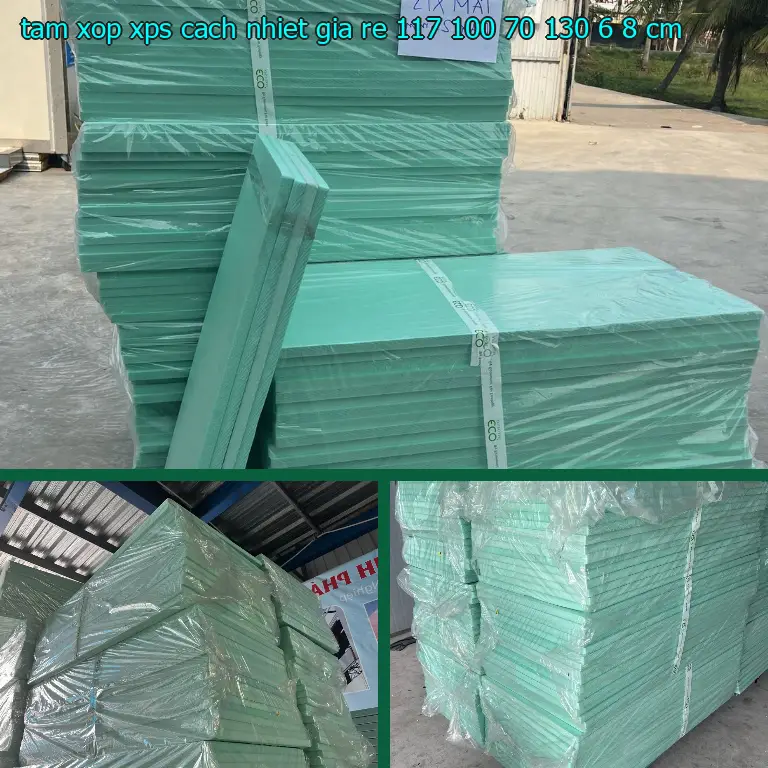 Kích thước tấm xốp XPS cách nhiệt giá rẻ 117.100₫: 70*130*6.8 cm Kích thước tấm xốp XPS cách nhiệt giá rẻ 117.100₫: 70*130*6.8 cm
