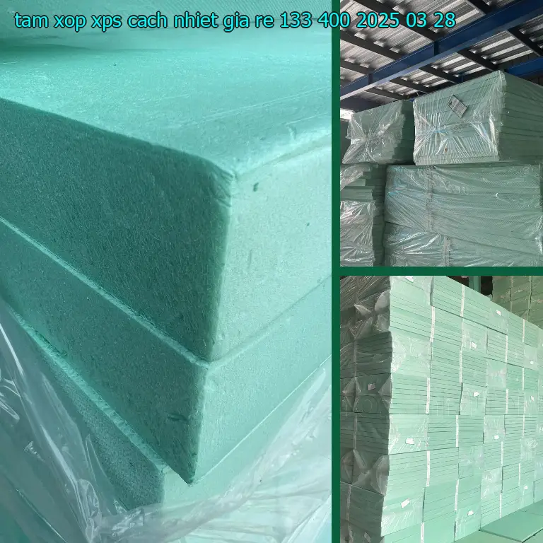 Ngày sản xuất tấm xốp XPS cách nhiệt giá rẻ 133.400₫: 2025-03-28