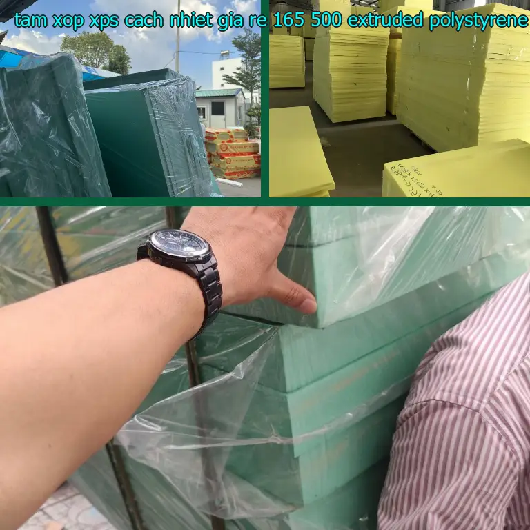Chất liệu tấm xốp XPS cách nhiệt giá rẻ 165.500₫: Extruded Polystyrene