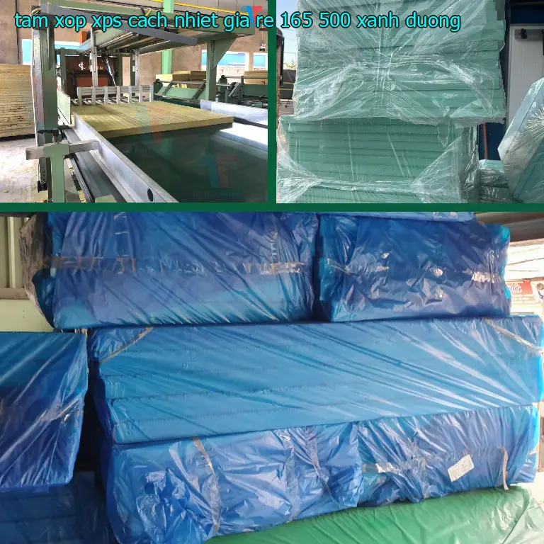 Màu sắc tấm xốp XPS cách nhiệt giá rẻ 165.500₫: Xanh dương