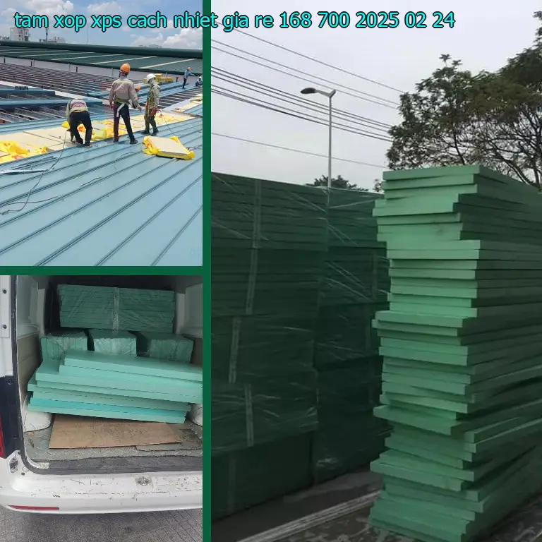 Ngày sản xuất tấm xốp XPS cách nhiệt giá rẻ 168.700₫: 2025-02-24