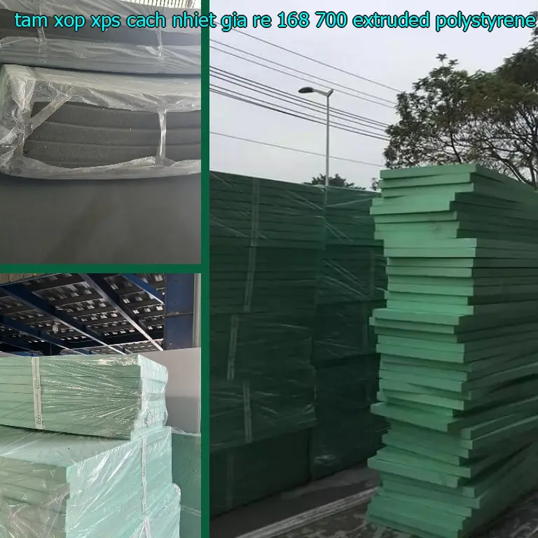 Chất liệu tấm xốp XPS cách nhiệt giá rẻ 168.700₫: Extruded Polystyrene