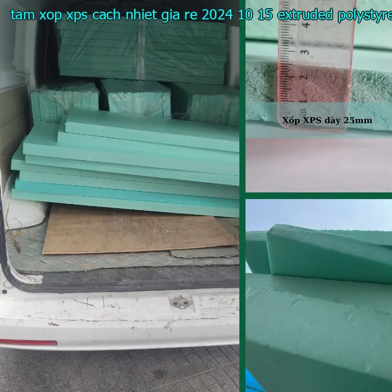 Chất liệu tấm xốp XPS cách nhiệt giá rẻ 2024-10-15: Extruded Polystyrene Foam
