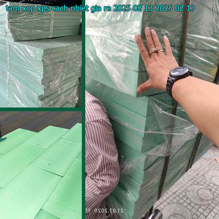 Ngày sản xuất tấm xốp XPS cách nhiệt giá rẻ 2025-02-13: 2025-02-13