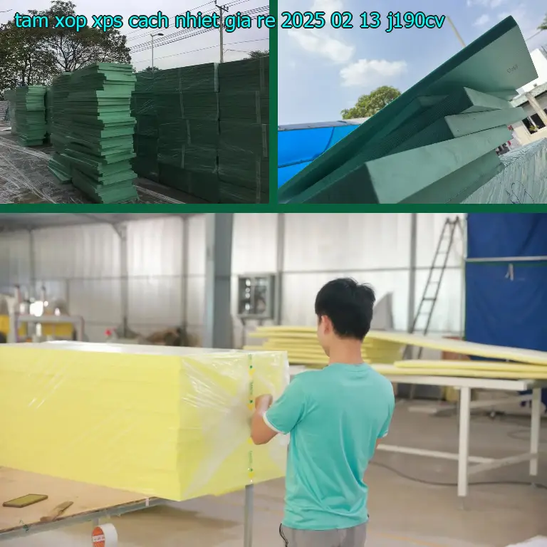 Model tấm xốp XPS cách nhiệt giá rẻ 2025-02-13: J190CV