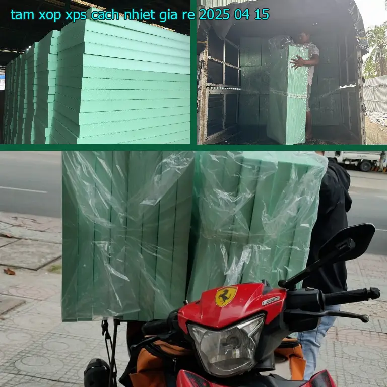 Tấm xốp XPS cách nhiệt giá rẻ 2025-04-15