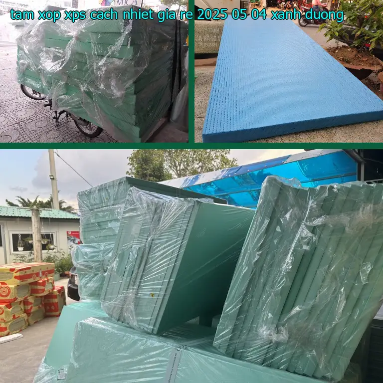 Màu sắc tấm xốp XPS cách nhiệt giá rẻ 2025-05-04: Xanh dương
