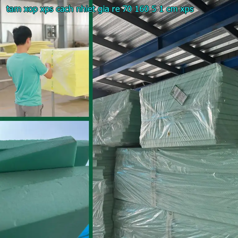Chất liệu tấm xốp XPS cách nhiệt giá rẻ 70*160*5.1 cm: XPS Chất liệu tấm xốp XPS cách nhiệt giá rẻ 70*160*5.1 cm: XPS