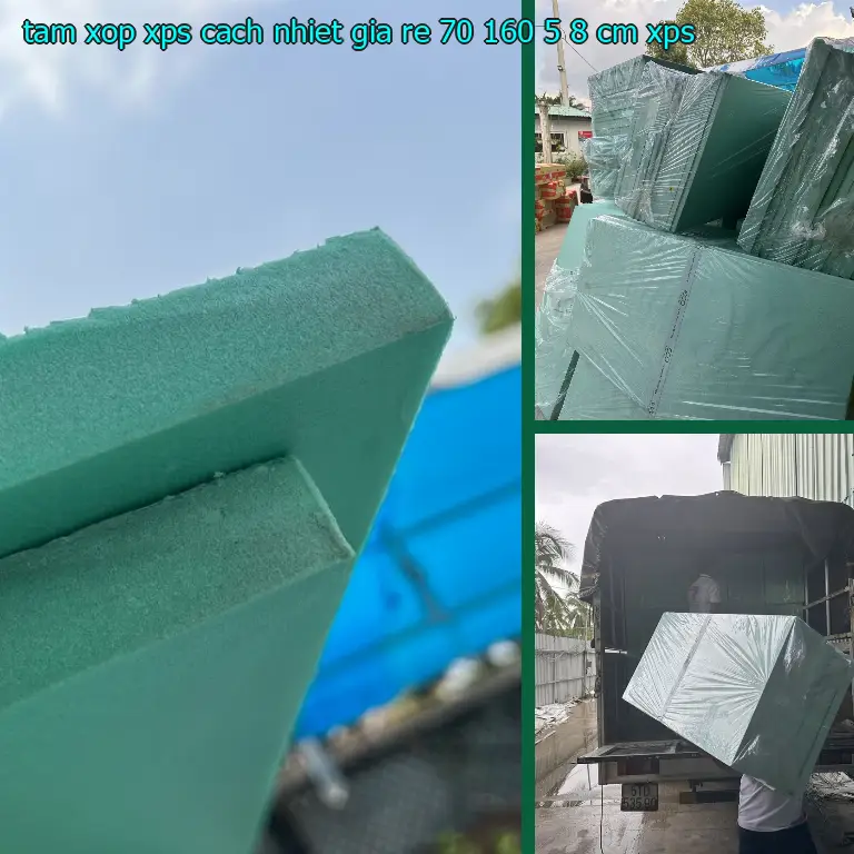 Chất liệu tấm xốp XPS cách nhiệt giá rẻ 70*160*5.8 cm: XPS Chất liệu tấm xốp XPS cách nhiệt giá rẻ 70*160*5.8 cm: XPS