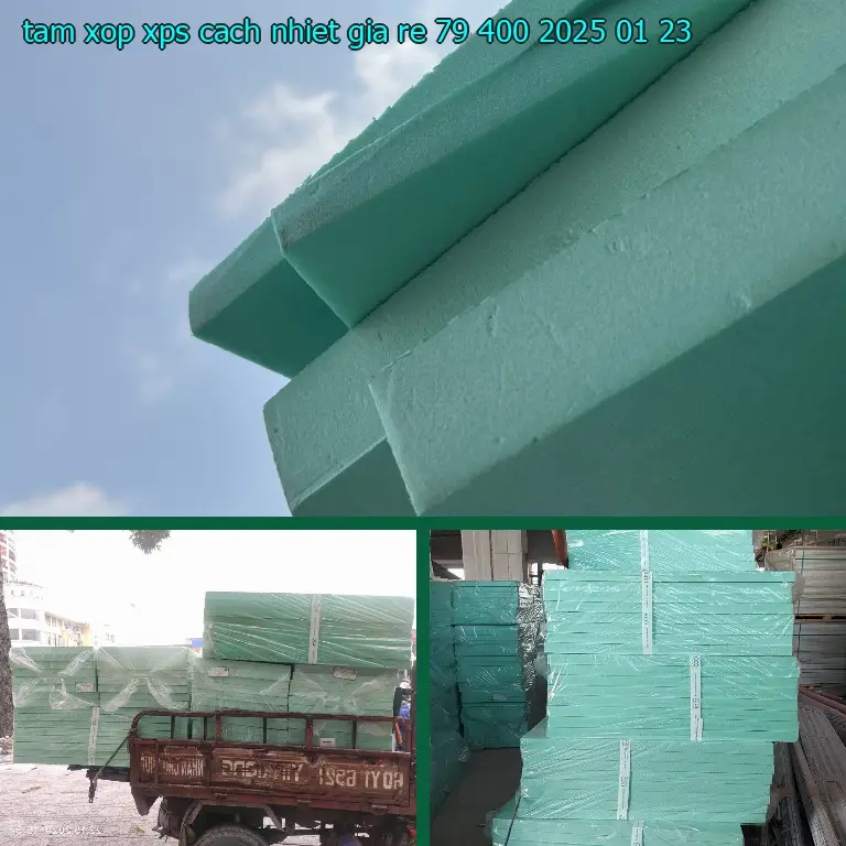 Ngày sản xuất tấm xốp XPS cách nhiệt giá rẻ 79.400₫: 2025-01-23 Ngày sản xuất tấm xốp XPS cách nhiệt giá rẻ 79.400₫: 2025-01-23