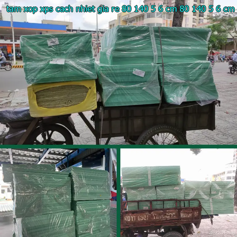 Kích thước tấm xốp XPS cách nhiệt giá rẻ 80*140*5.6 cm: 80*140*5.6 cm