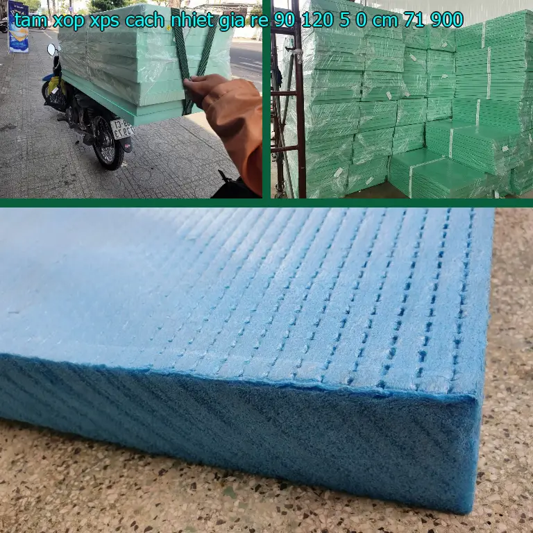 Giá tấm xốp XPS cách nhiệt giá rẻ 90*120*5.0 cm: 71.900₫ Giá tấm xốp XPS cách nhiệt giá rẻ 90*120*5.0 cm: 71.900₫