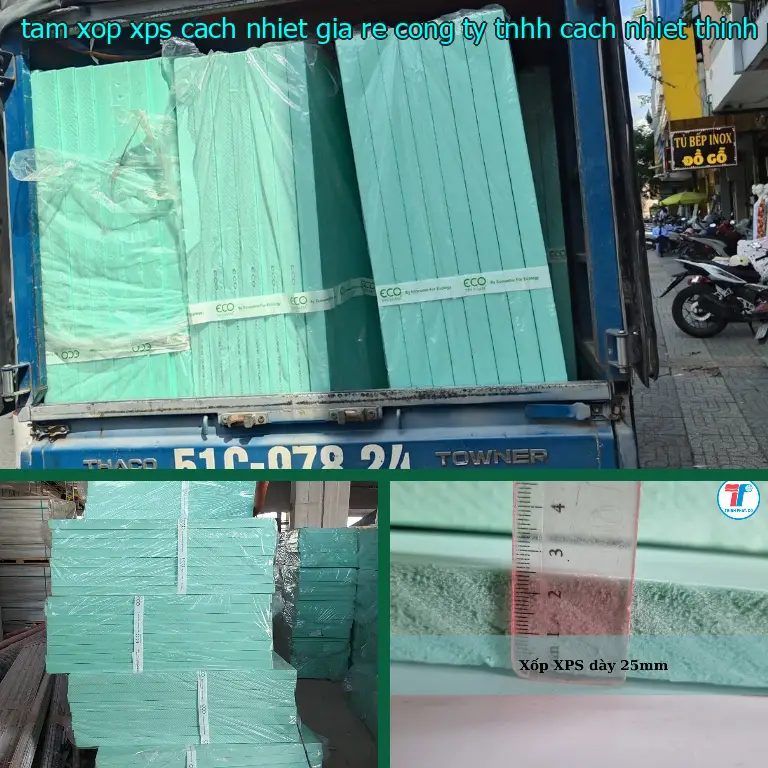 Màu sắc tấm xốp XPS cách nhiệt giá rẻ Công ty TNHH cách nhiệt Thịnh Phát: Vàng