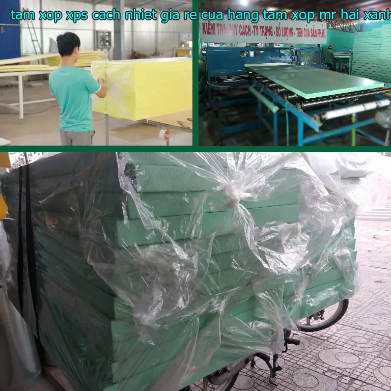 Màu sắc tấm xốp XPS cách nhiệt giá rẻ Cửa hàng tấm xốp Mr.HẢI: Xanh lá