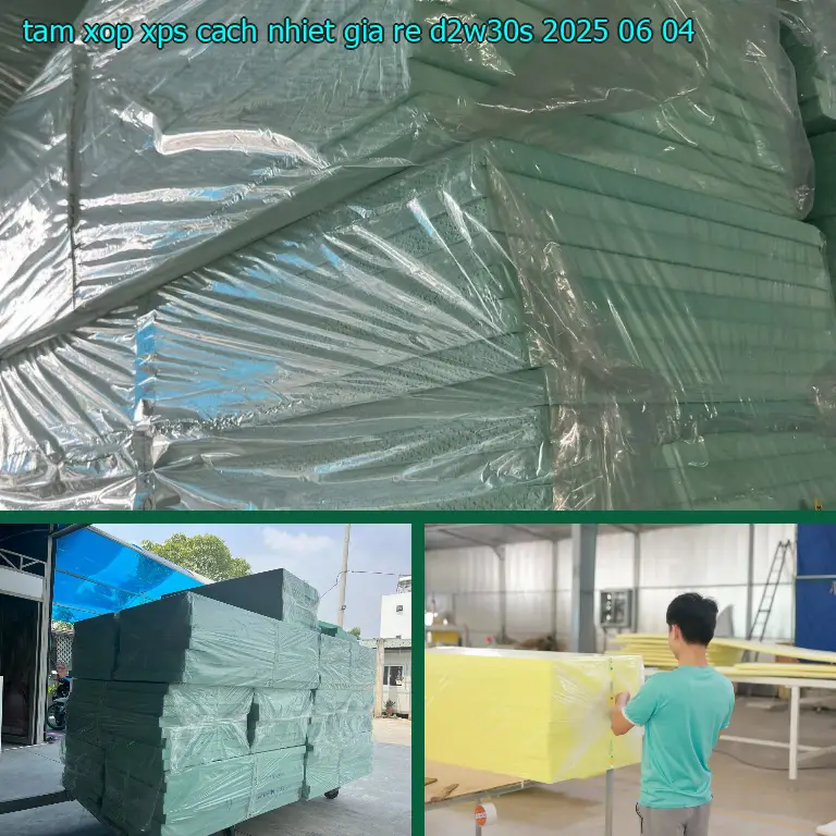 Ngày sản xuất tấm xốp XPS cách nhiệt giá rẻ D2W30S: 2025-06-04