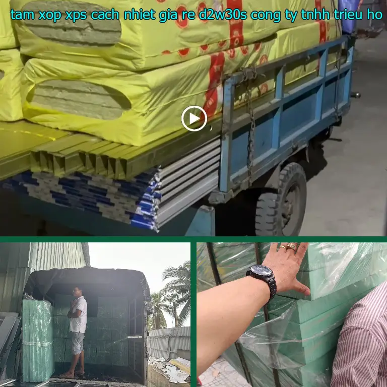 Nhà sản xuất tấm xốp XPS cách nhiệt giá rẻ D2W30S: Công ty TNHH Triệu Hổ